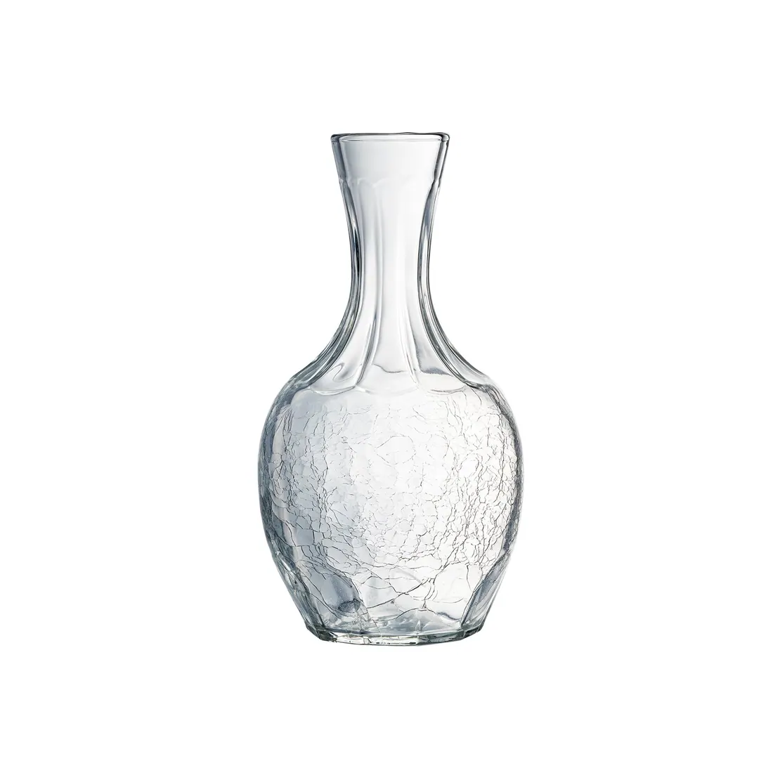 La Rochère Carafe Paname craquelée 45 cl sur fond blanc