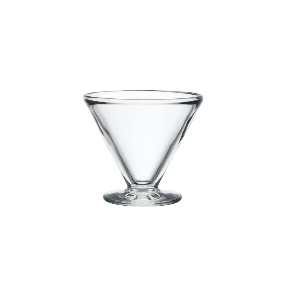 La Rochère Vega pressed-glass dessert cup
