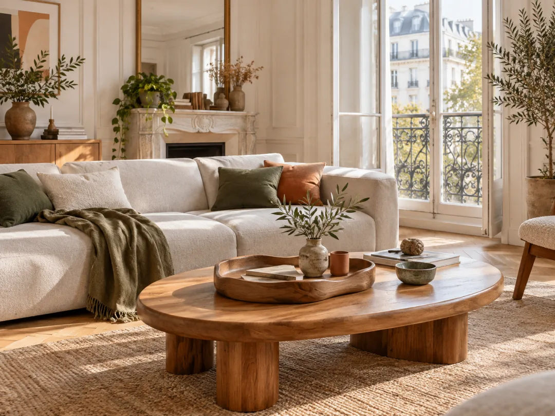 Intérieur lumineux mettant en valeur l’artisanat français