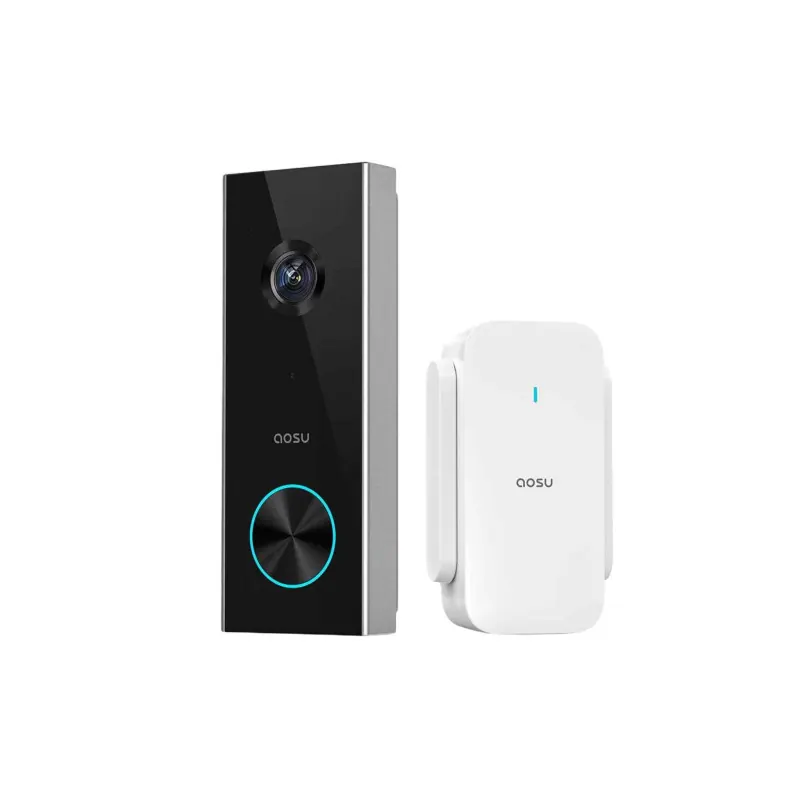 aosu V8S – Sonnette Wi-Fi caméra étanche sur piles (Radar, PIR et IA)