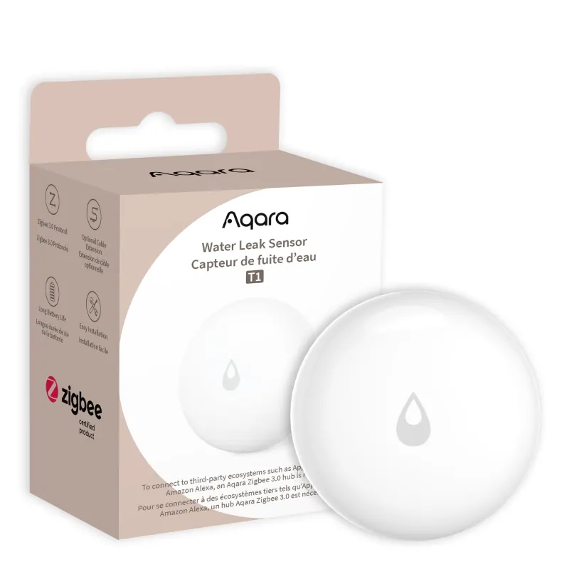 Aqara Capteur de fuite d'eau T1 Zigbee 3.0 - vue 1