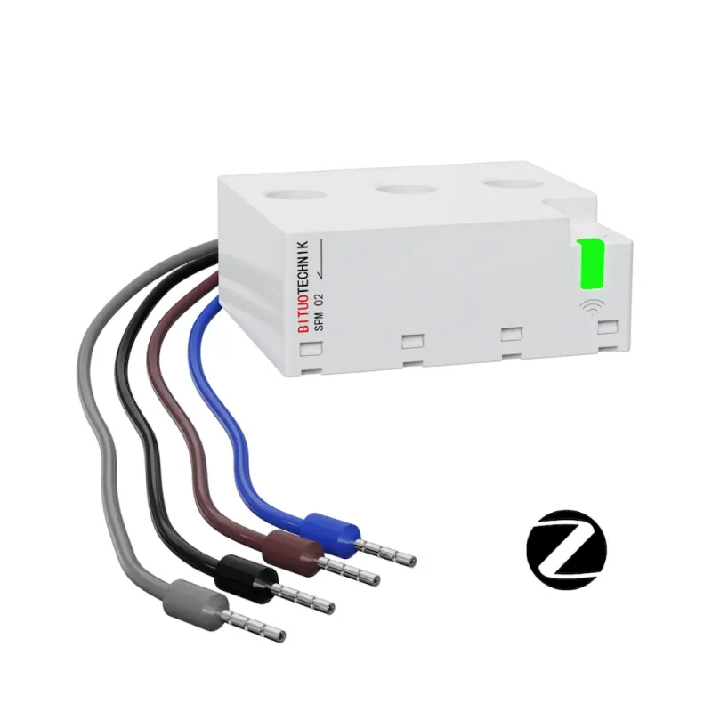 Bituo Technik Compteur d'énergie intelligent triphasé Zigbee 3.0 3P+N (compatible Jeedom et Home assistant) - vue 1