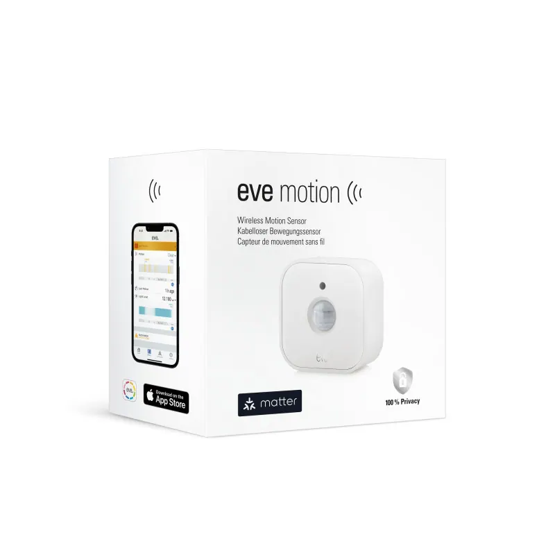 Eve Motion – Capteur de mouvement sans fil (Matter over Thread)