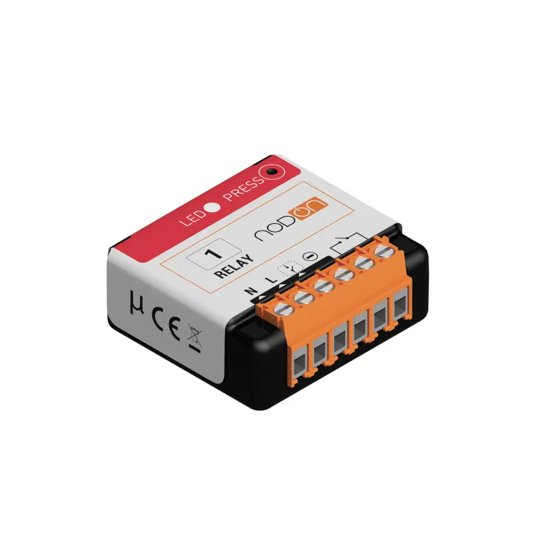 NodOn Module Commutateur + Contact Sec Zigbee 16A (Portail, VMC, Chaudière) SIN-4-1-20 - vue 1