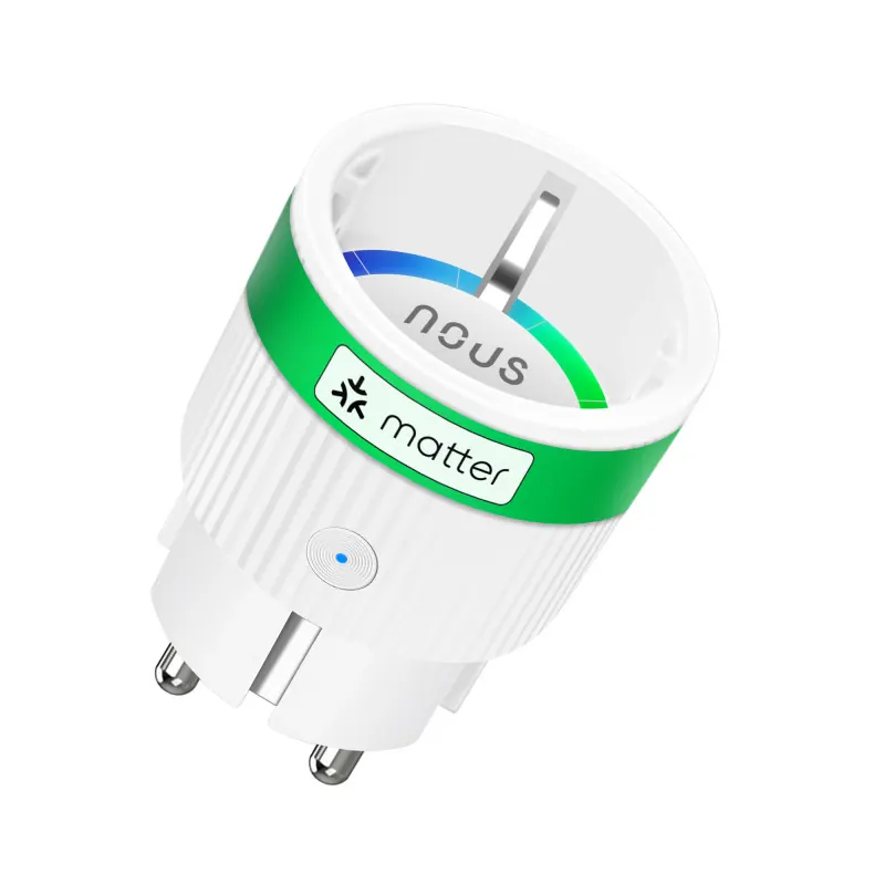 Nous Prise connectée Wi-Fi Matter 16A avec mesure de consommation A8M