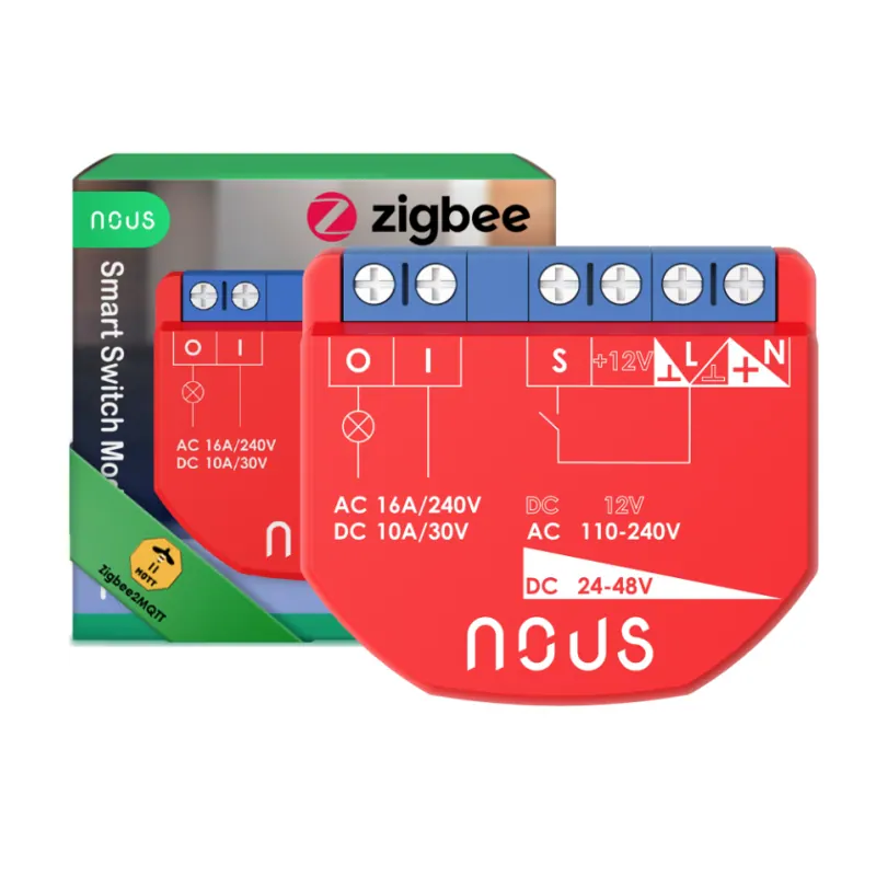 Nous Module Zigbee Contact Sec (10A DC, 16A AC) – 1 charge - vue 1