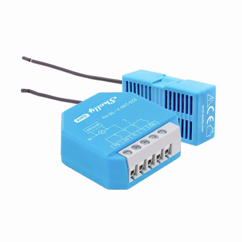 Shelly 1L Gen4 – Module ON/OFF sans neutre Zigbee, Bluetooth, Matter Wi-Fi + Bypass