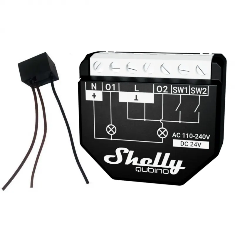 Shelly Pack fil pilote Z-Wave (module Shelly Wave 2PM + module diode fil pilote) - vue 1