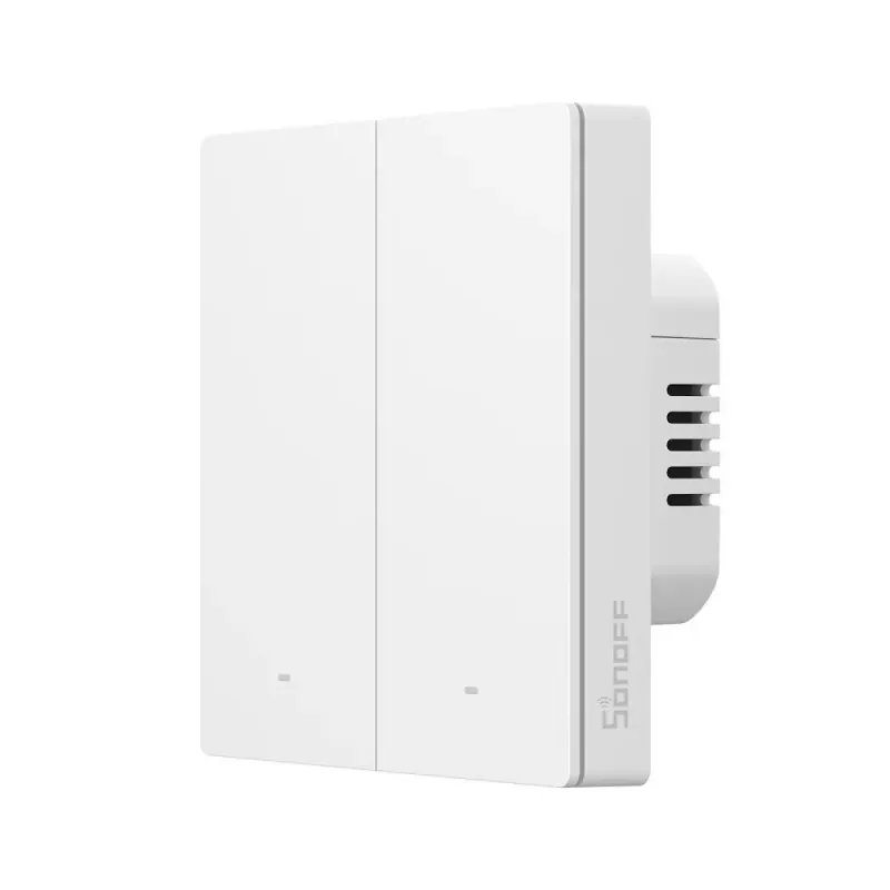 Sonoff Interrupteur mural Matter Wi-Fi M5 blanc – 2 canaux - vue 1