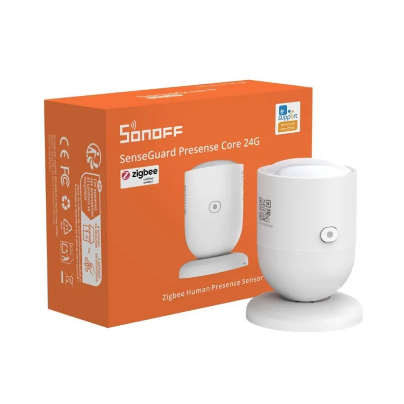 Sonoff SNZB-06P24 – Capteur de présence humaine Zigbee radar mmWave SenseGuard Presence Core 24G - vue 1